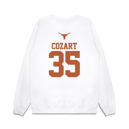 Texas - NCAA Baseball : Sam Cozart - USA Raglan Premium Crewneck Sweatshirt-1