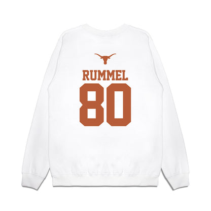 Texas - NCAA Baseball : Cooper Rummel - USA Raglan Premium Crewneck Sweatshirt-1
