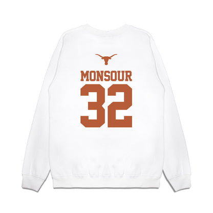 Texas - NCAA Baseball : Maddox Monsour - USA Raglan Premium Crewneck Sweatshirt-1