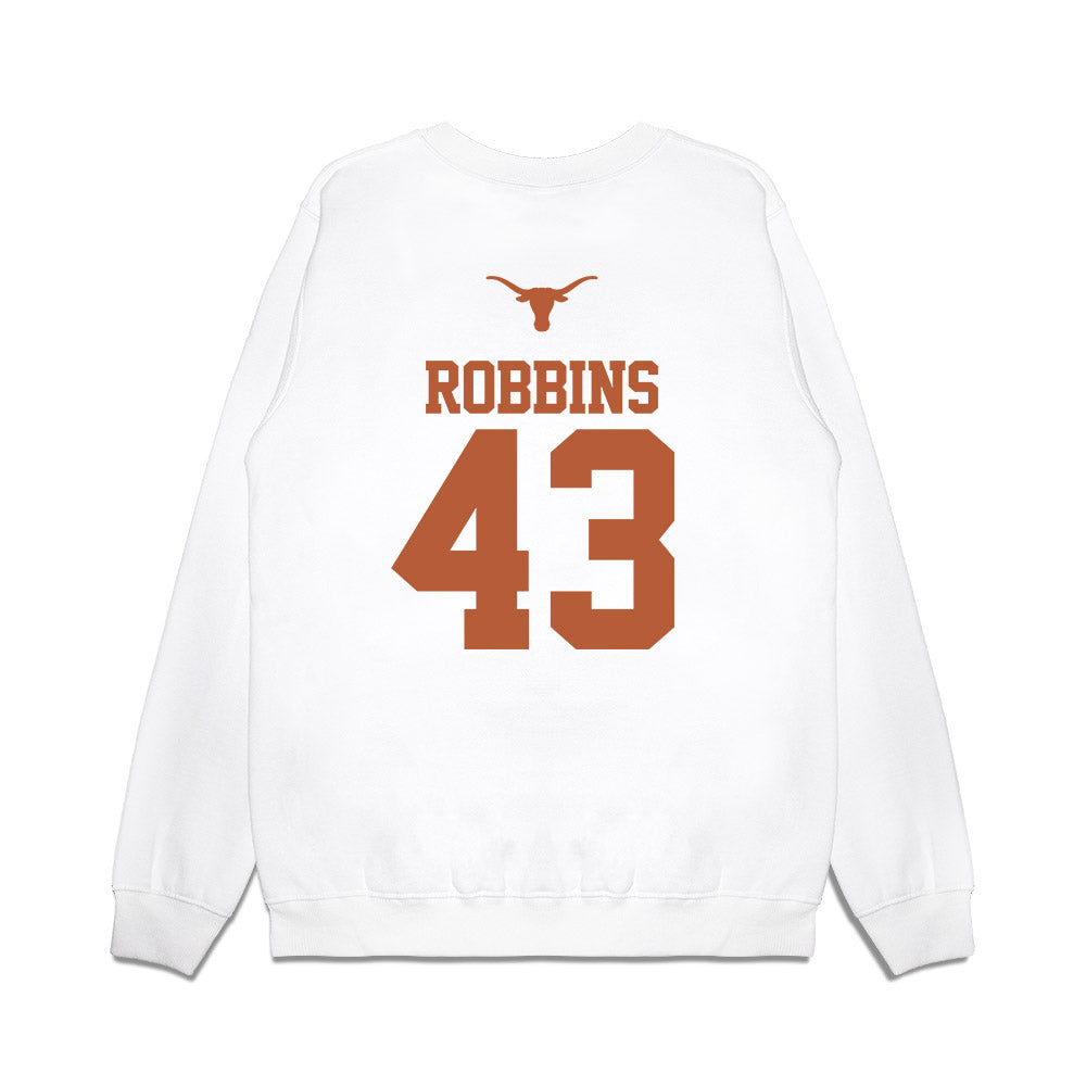 Texas - NCAA Baseball : Aiden Robbins - USA Raglan Premium Crewneck Sweatshirt-1