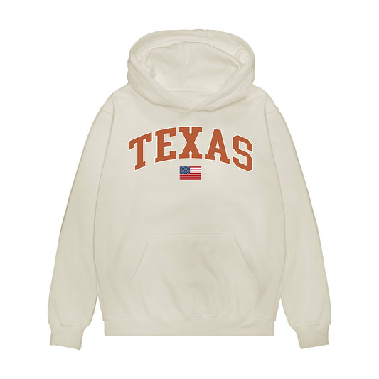 Texas - NCAA Baseball : James Jorgensen - USA Raglan Premium Hooded Sweatshirt-0