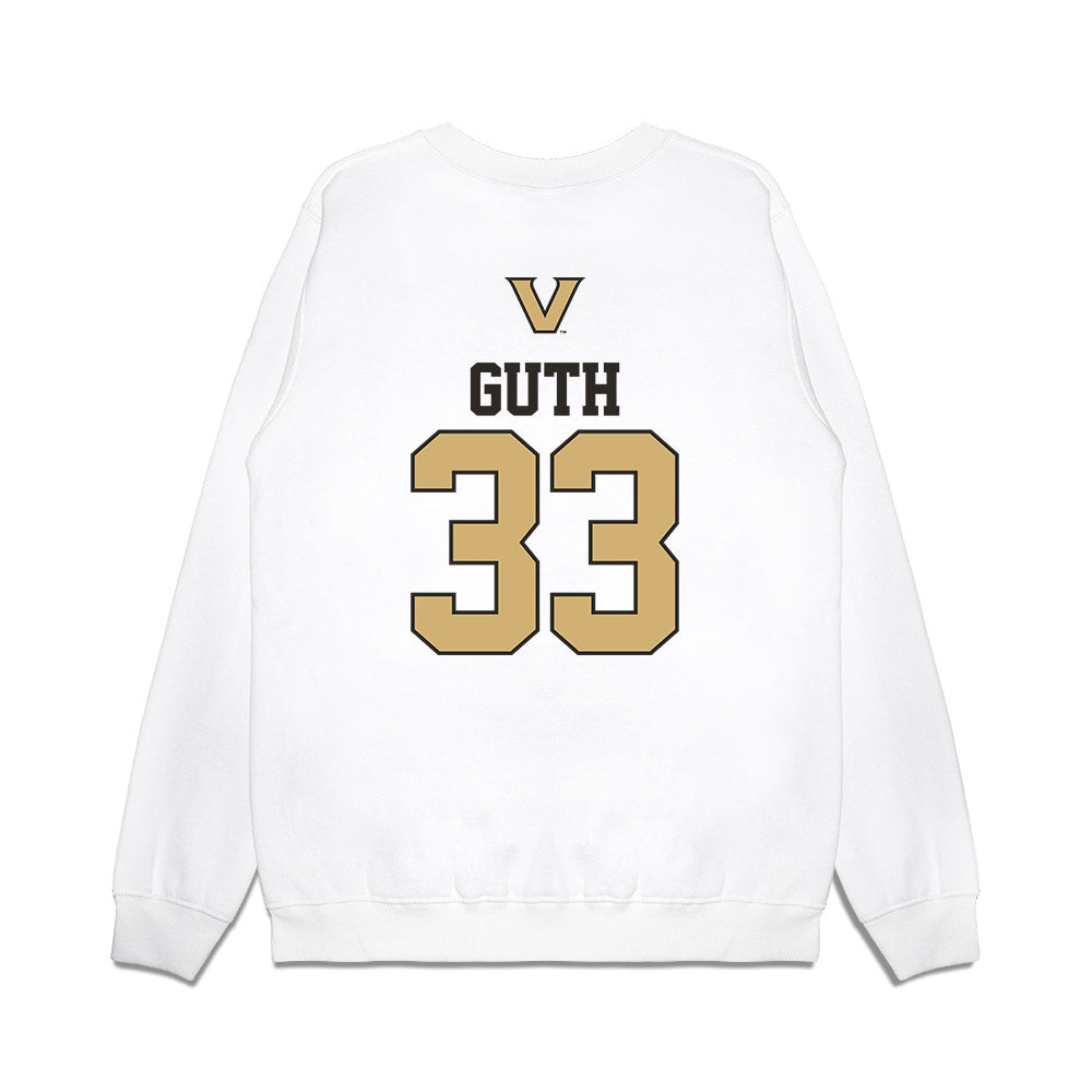 Vanderbilt - NCAA Baseball : Luke Guth - USA Premium Crewneck Sweatshirt-1