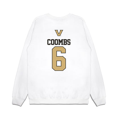 Vanderbilt - NCAA Baseball : Bud Coombs - USA Premium Crewneck Sweatshirt-1