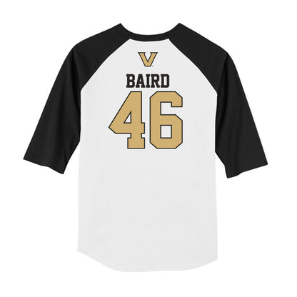 Vanderbilt - NCAA Baseball : Tyler Baird - USA Raglan Shirt-1