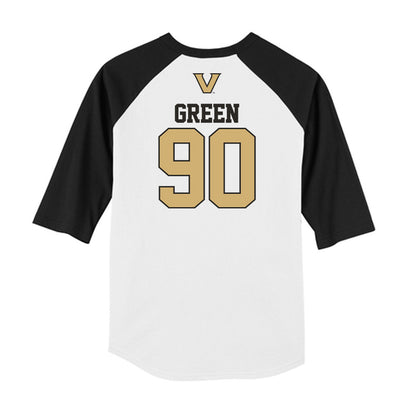 Vanderbilt - NCAA Baseball : Miller Green - USA Raglan Shirt-1