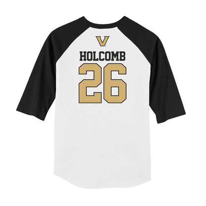 Vanderbilt - NCAA Baseball : Braden Holcomb - USA Raglan Shirt-1