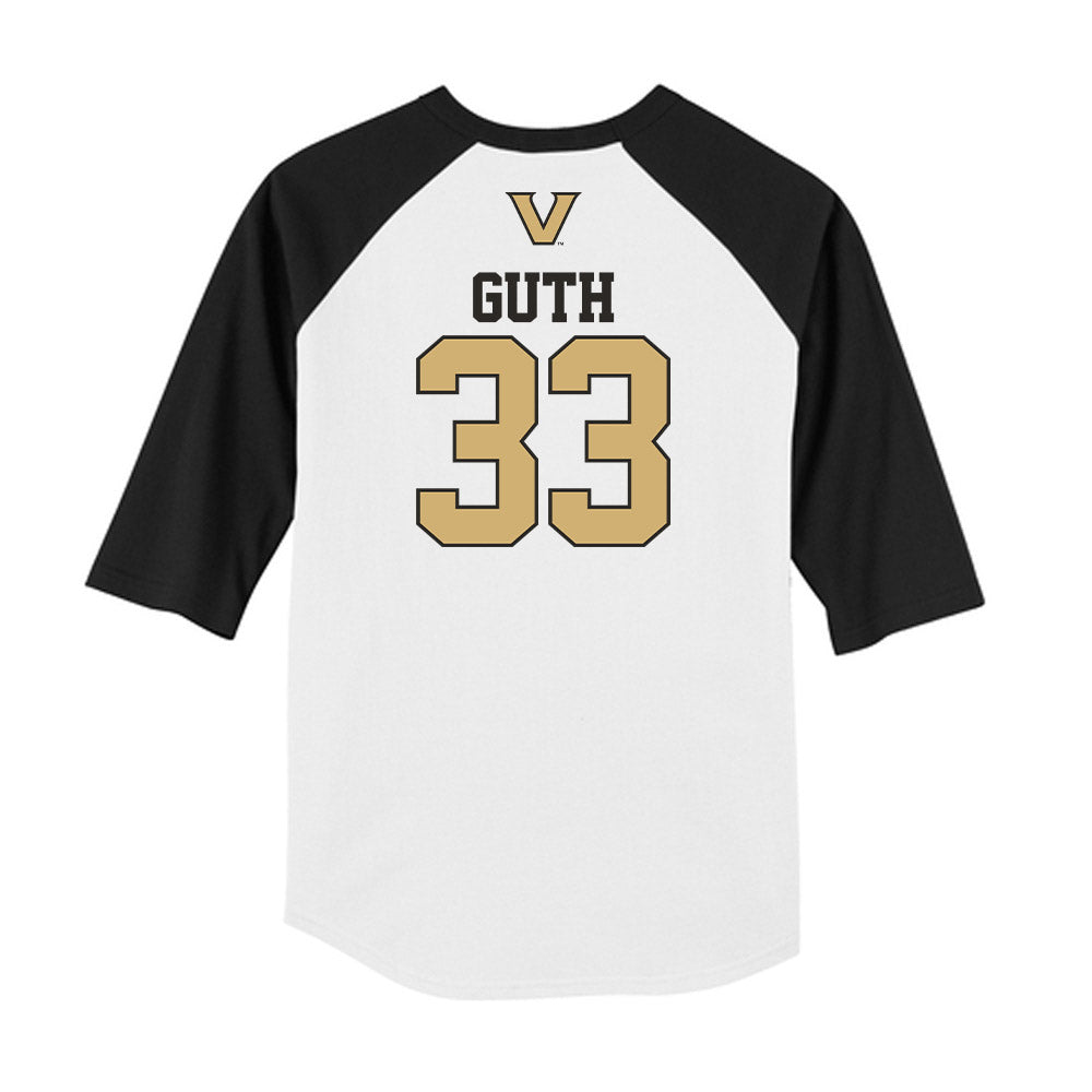 Vanderbilt - NCAA Baseball : Luke Guth - USA Raglan Shirt-1