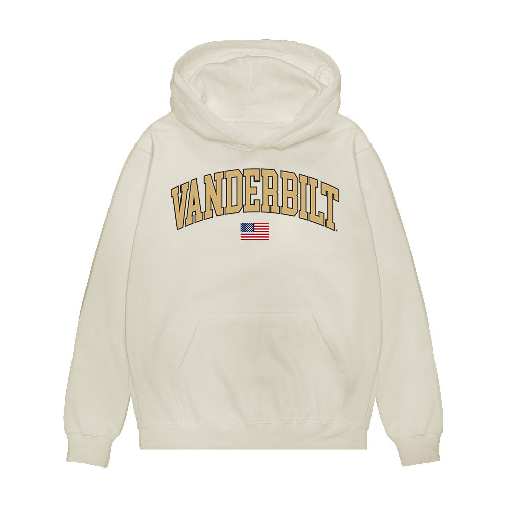 Vanderbilt - NCAA Baseball : Nate Schlote - USA Premium Hooded Sweatshirt-0