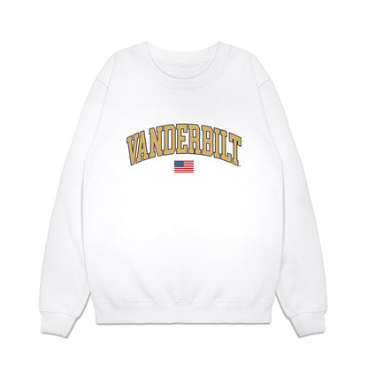 Vanderbilt - NCAA Baseball : Will Hampton - USA Premium Crewneck Sweatshirt-0