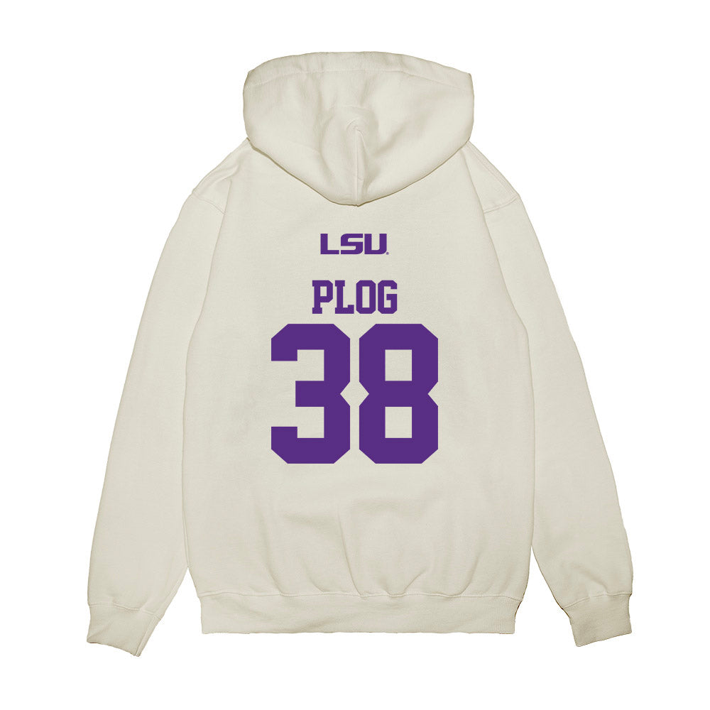 LSU - NCAA Baseball : Ethan Plog - USA Premium Hooded Sweatshirt-1