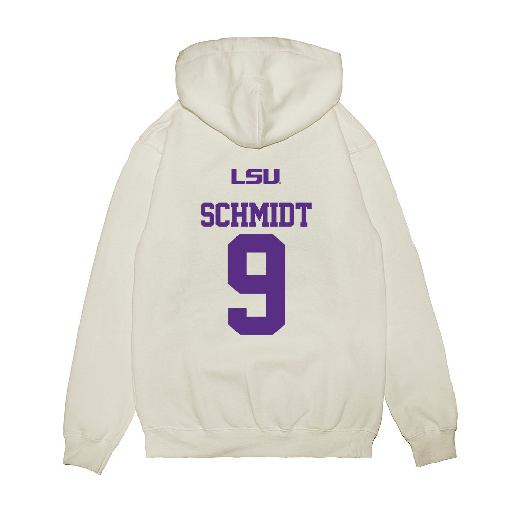 LSU - NCAA Baseball : William Schmidt - USA Premium Hooded Sweatshirt-1
