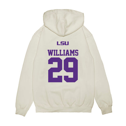 LSU - NCAA Baseball : Cooper Williams - USA Premium Hooded Sweatshirt-1
