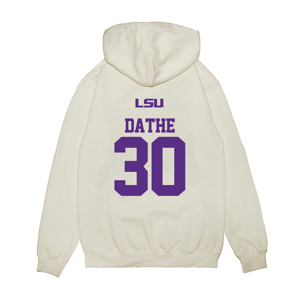 LSU - NCAA Baseball : Dax Dathe - USA Premium Hooded Sweatshirt-1