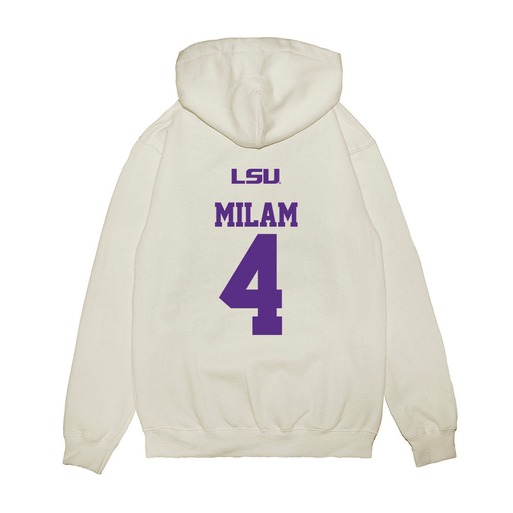 LSU - NCAA Baseball : Steven Milam - USA Premium Hooded Sweatshirt-1