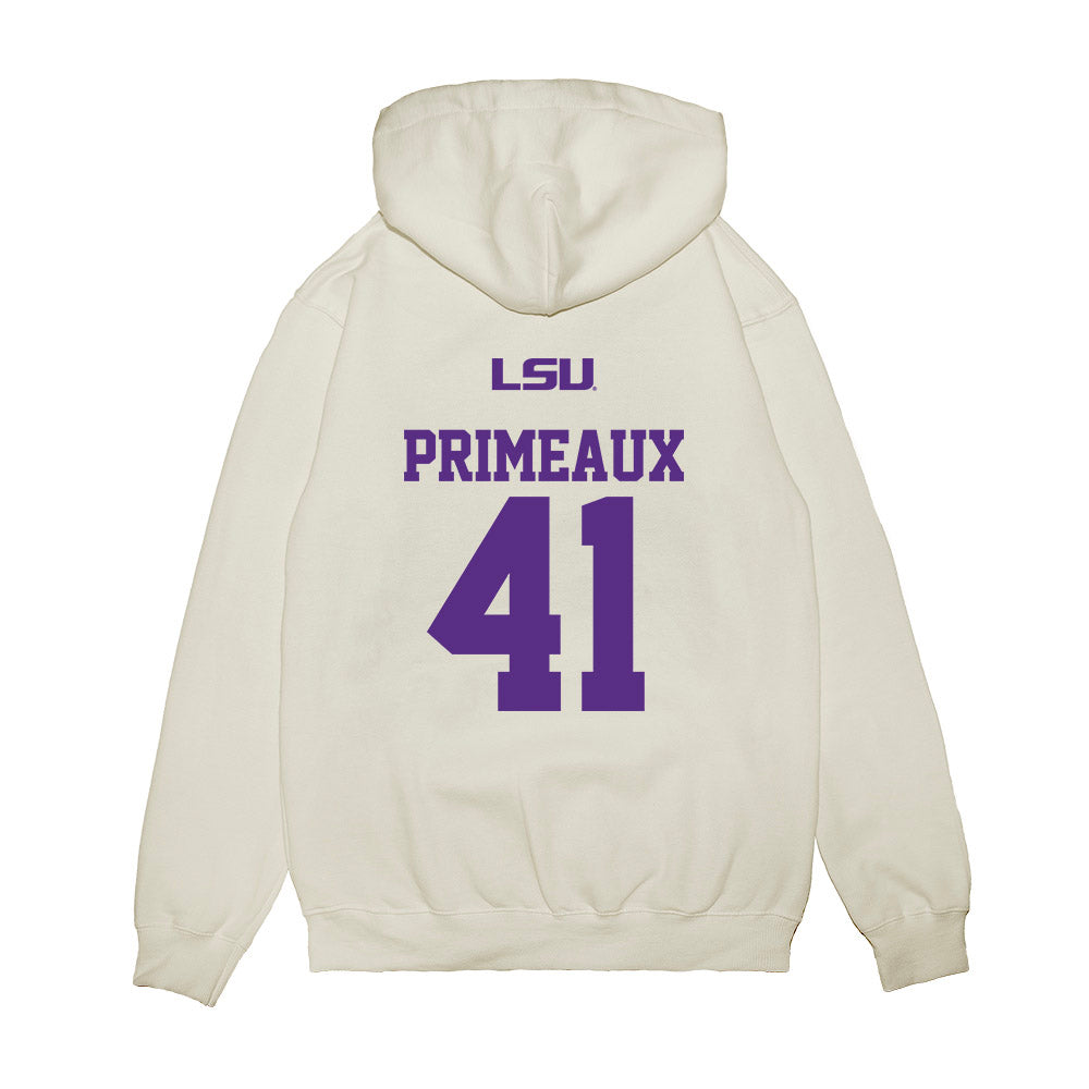 LSU - NCAA Baseball : DJ Primeaux - USA Premium Hooded Sweatshirt-1