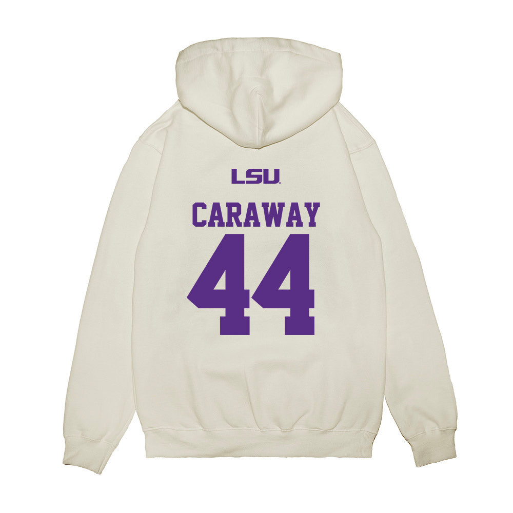 LSU - NCAA Baseball : Trent Caraway - USA Premium Hooded Sweatshirt-1