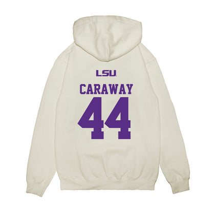 LSU - NCAA Baseball : Trent Caraway - USA Premium Hooded Sweatshirt-1