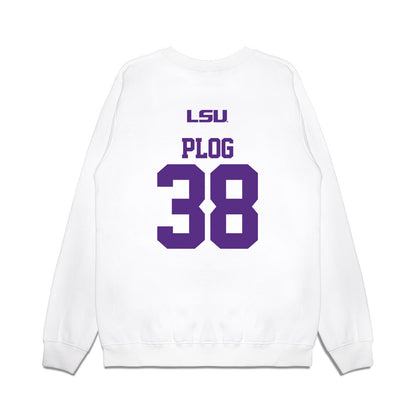 LSU - NCAA Baseball : Ethan Plog - USA Premium Crewneck Sweatshirt-1