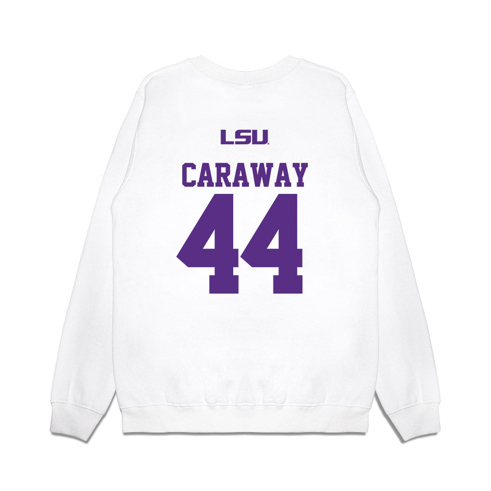 LSU - NCAA Baseball : Trent Caraway - USA Premium Crewneck Sweatshirt-1