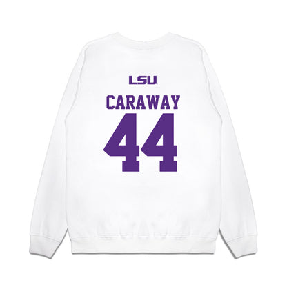 LSU - NCAA Baseball : Trent Caraway - USA Premium Crewneck Sweatshirt-1