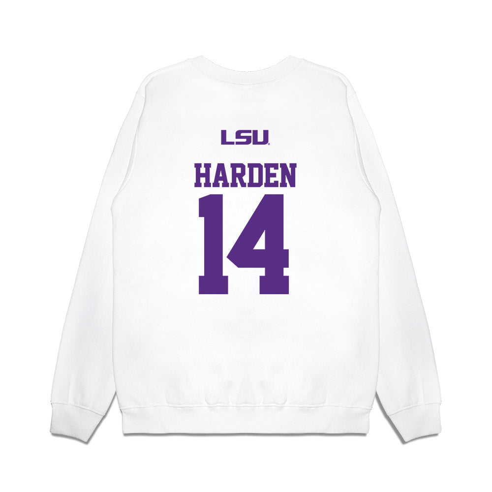 LSU - NCAA Baseball : Daniel Harden - USA Premium Crewneck Sweatshirt-1