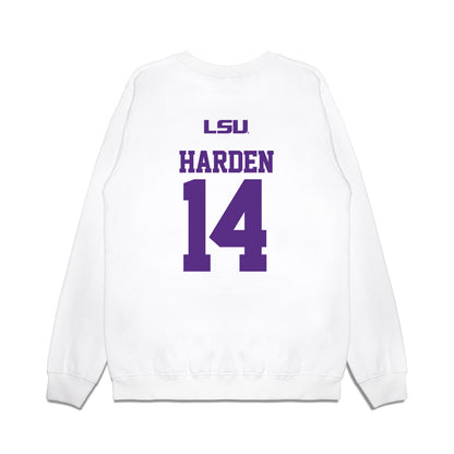 LSU - NCAA Baseball : Daniel Harden - USA Premium Crewneck Sweatshirt-1