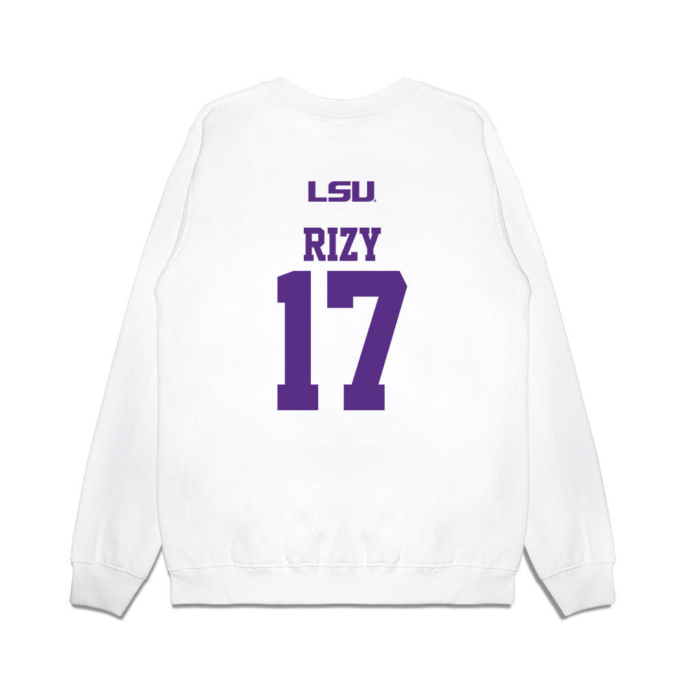LSU - NCAA Baseball : Mavrick Rizy - USA Premium Crewneck Sweatshirt-1