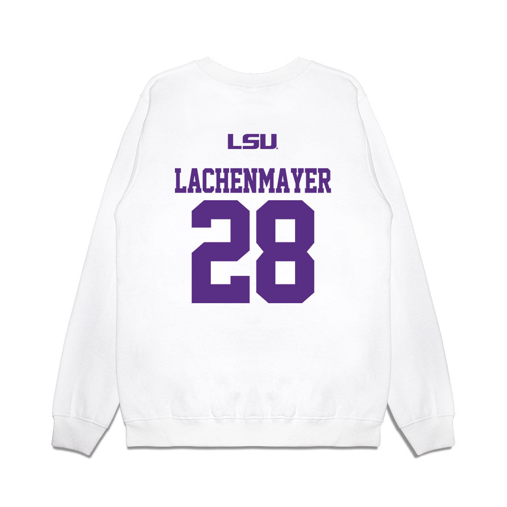 LSU - NCAA Baseball : Danny Lachenmayer - USA Premium Crewneck Sweatshirt-1
