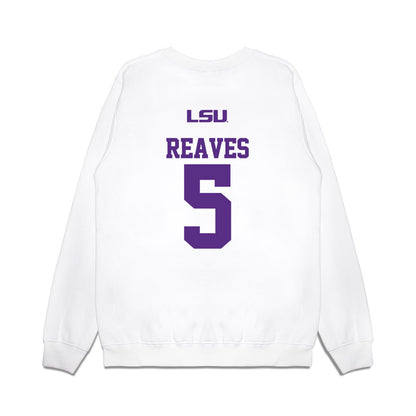 LSU - NCAA Baseball : Tanner Reaves - USA Premium Crewneck Sweatshirt-1