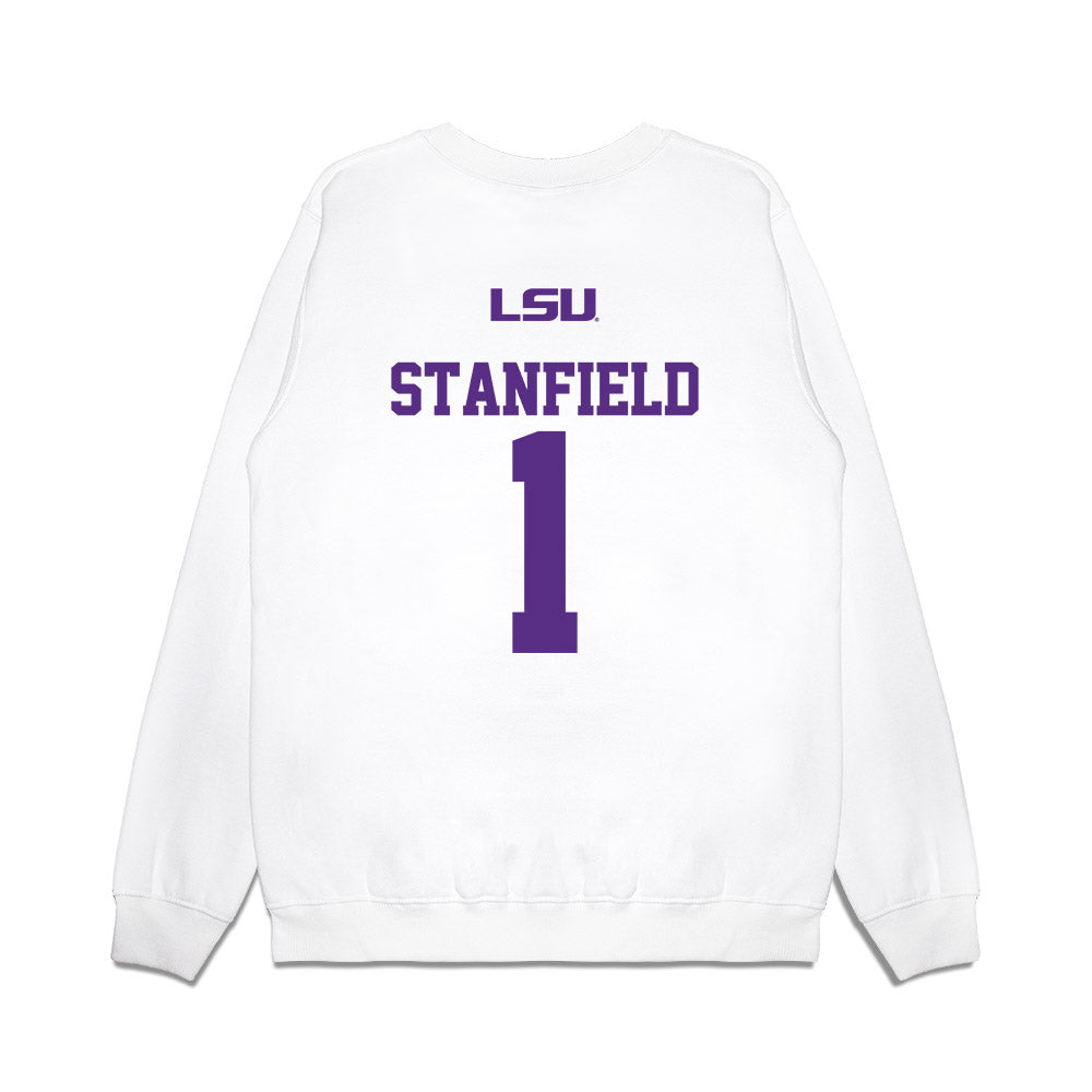 LSU - NCAA Baseball : Chris Stanfield - USA Premium Crewneck Sweatshirt-1