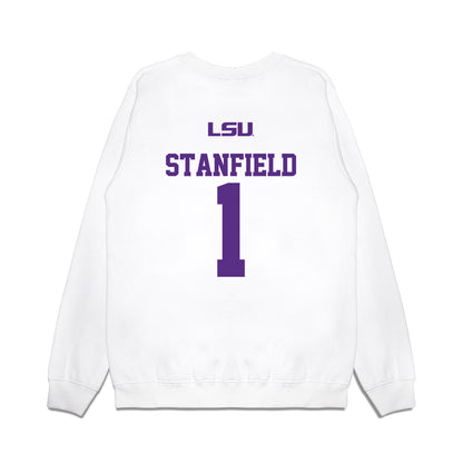 LSU - NCAA Baseball : Chris Stanfield - USA Premium Crewneck Sweatshirt-1