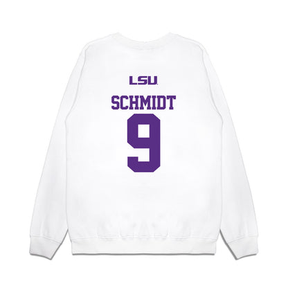 LSU - NCAA Baseball : William Schmidt - USA Premium Crewneck Sweatshirt-1