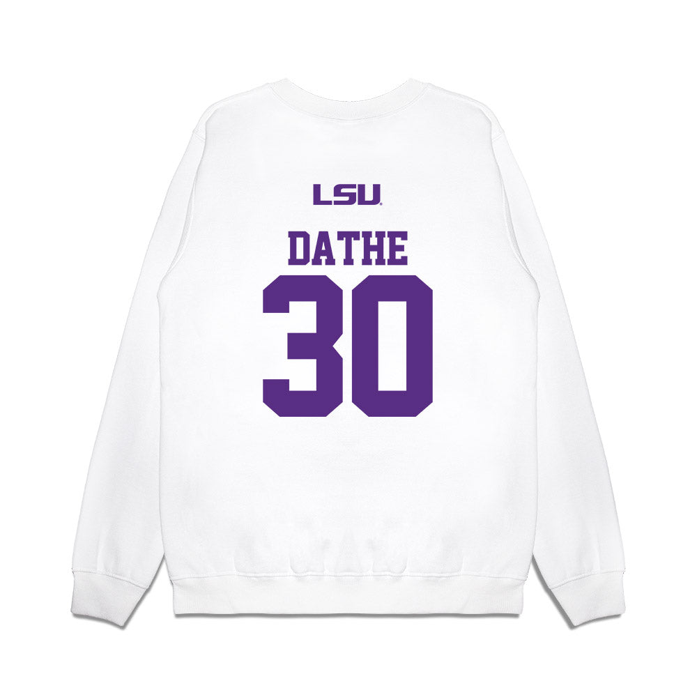 LSU - NCAA Baseball : Dax Dathe - USA Premium Crewneck Sweatshirt-1