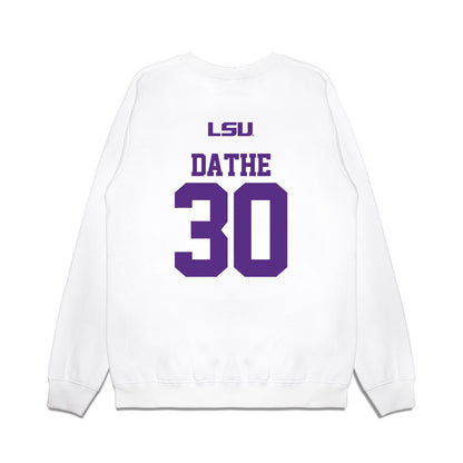 LSU - NCAA Baseball : Dax Dathe - USA Premium Crewneck Sweatshirt-1