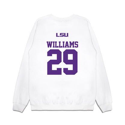 LSU - NCAA Baseball : Cooper Williams - USA Premium Crewneck Sweatshirt-1