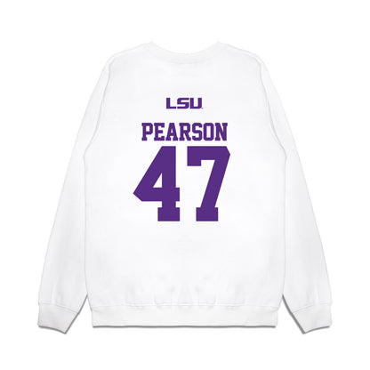 LSU - NCAA Baseball : John Pearson - USA Premium Crewneck Sweatshirt-1