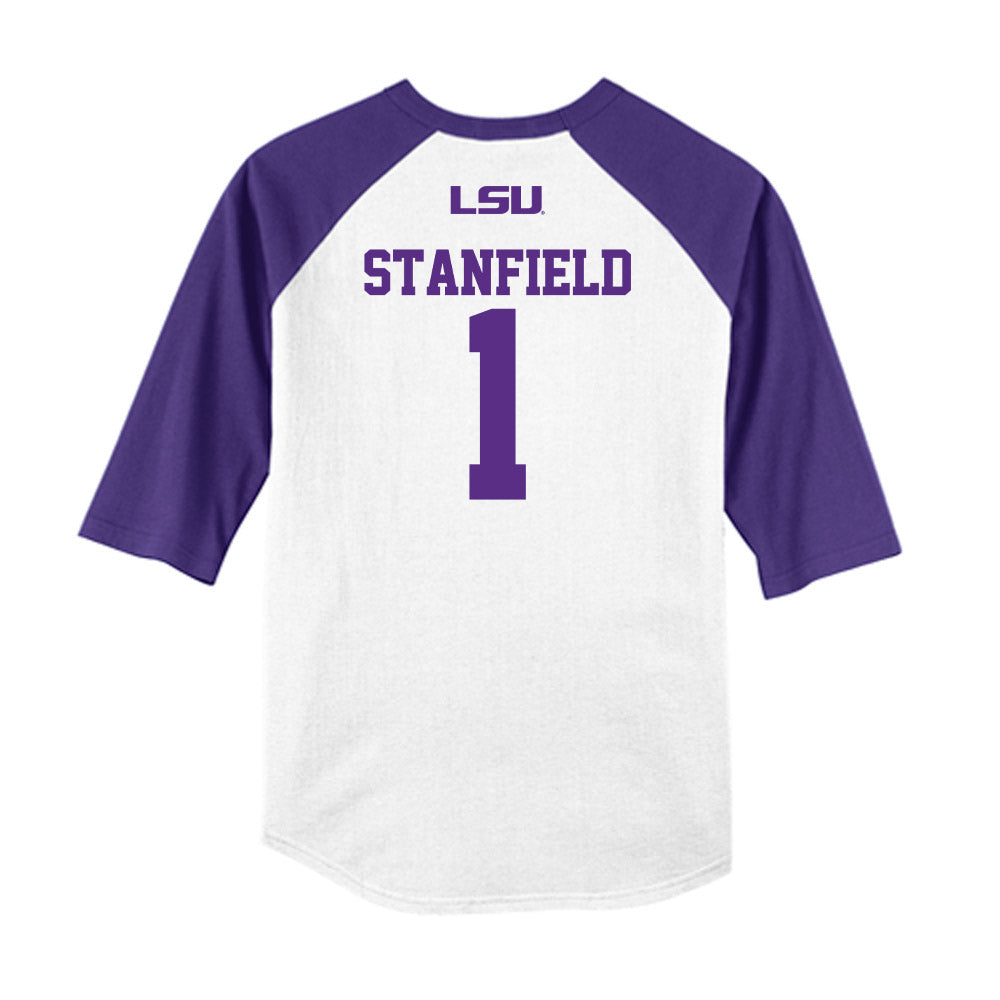 LSU - NCAA Baseball : Chris Stanfield - USA Raglan Shirt-1