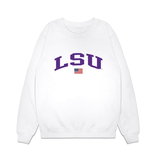 LSU - NCAA Baseball : Jace Rinehart - USA Premium Crewneck Sweatshirt-0
