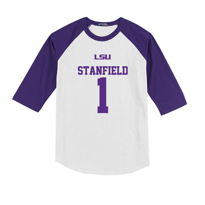 LSU - NCAA Baseball : Chris Stanfield - USA Youth Raglan T-Shirt-0