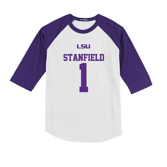 LSU - NCAA Baseball : Chris Stanfield - USA Youth Raglan T-Shirt-0