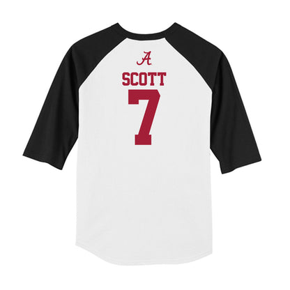 Alabama - NCAA Football : Rico Scott - USA Raglan Raglan Shirt-1
