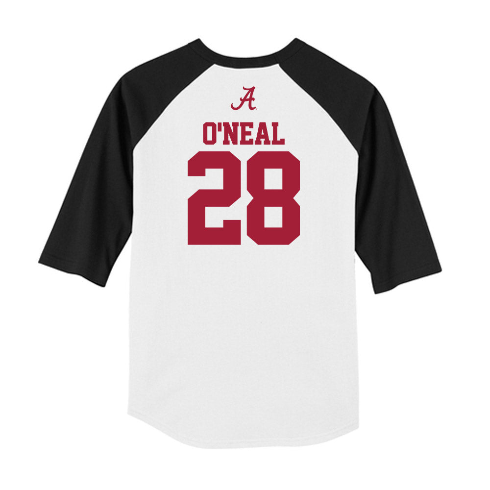 Alabama - NCAA Football : Carmelo O'Neal - USA Raglan Raglan Shirt-1