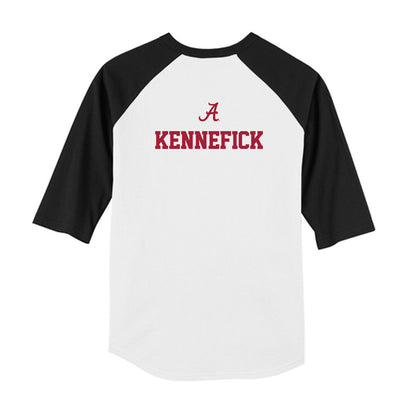 Alabama - NCAA Women's Rowing : Kathryn Kennefick - USA Raglan Youth Raglan T-Shirt-1