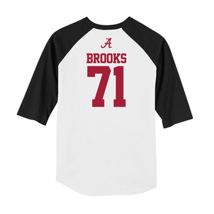 Alabama - NCAA Football : Nick Brooks - USA Raglan Raglan Shirt-1