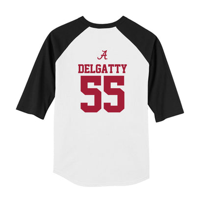 Alabama - NCAA Football : Racin Delgatty - USA Raglan Youth Raglan T-Shirt-1