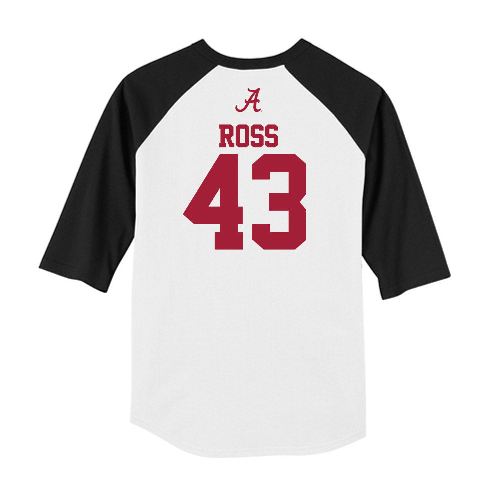 Alabama - NCAA Football : Jayshawn Ross - USA Raglan Raglan Shirt-1