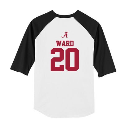 Alabama - NCAA Women's Soccer : Reece Ward - USA Raglan Youth Raglan T-Shirt-1
