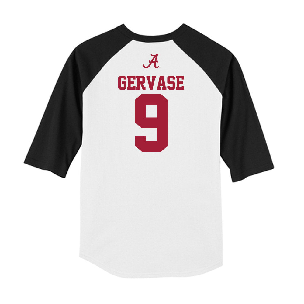 Alabama - NCAA Women's Volleyball : Lily Gervase - USA Raglan Raglan Shirt-1
