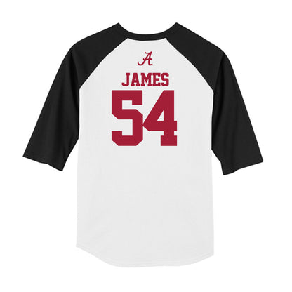 Alabama - NCAA Football : Jayvin James - USA Raglan Raglan Shirt-1