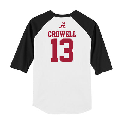 Alabama - NCAA Football : EJ Crowell - USA Raglan Raglan Shirt-1